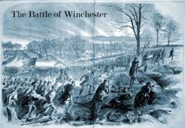 First Battle of Winchester, Virginia.