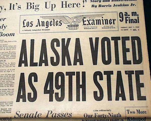Alaska Becomes a Part of America