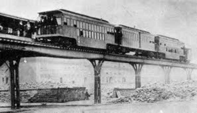 The First Elevated Railroad