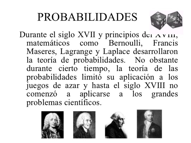 Teoria de las Probabilidades
