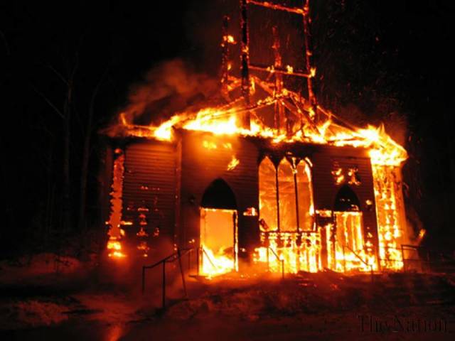 More then 1,000 churches were burned