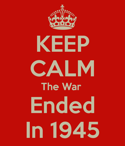 Two years later, the war ended.