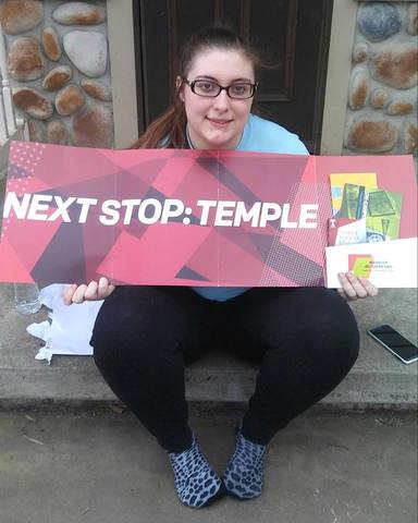 Commiting to Temple for Pharmacy school.