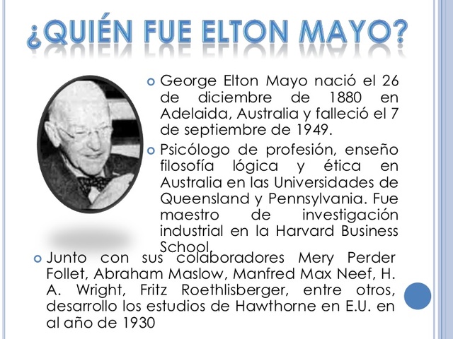 Teoría de las Relaciones Humanas