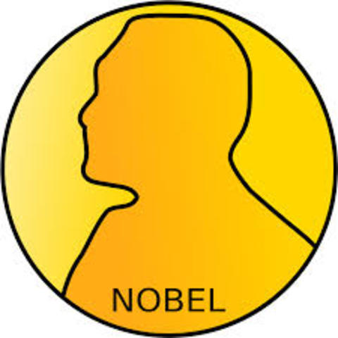 Shared Nobel prize in physics (radiation research)