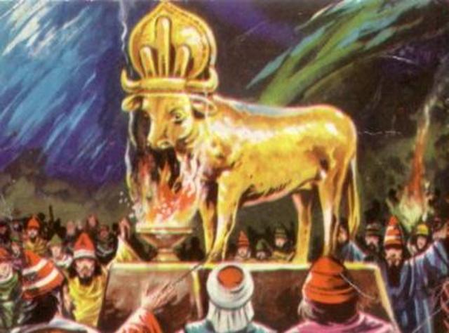 Idolatría del pueblo escogido por Dios