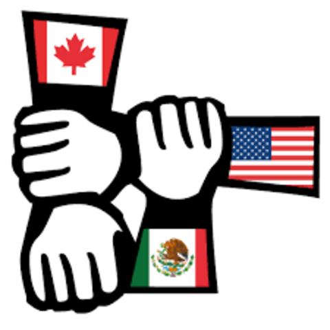 Tratado de Libre Comercio de América del Norte (TLCAN), con Estados Unidos y Canadá