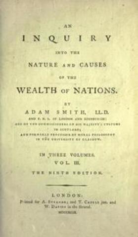 Inquiry into the Nature and Causes of the Wealth of Nations by Smith