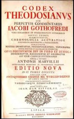 Código Teodosiano.