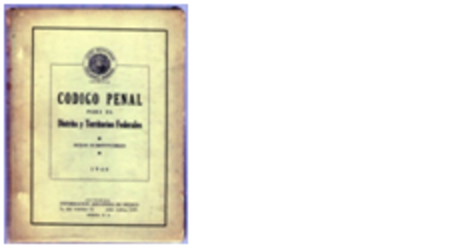 CÓDIGO PENAL PARA D.F. Y TERRITORIOS FEDERALES