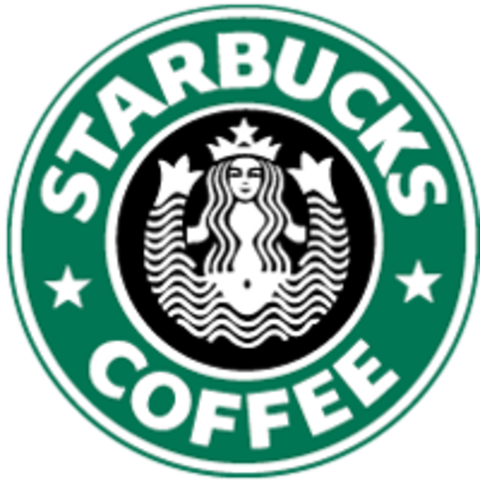 The second version of Starbucks logo.