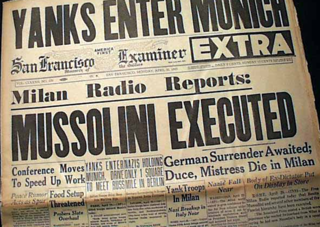 Mussolini Executed