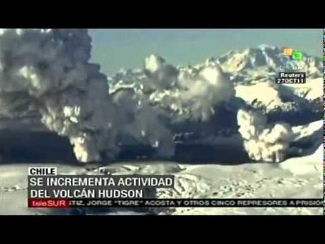 Erupción del volcán Hudson