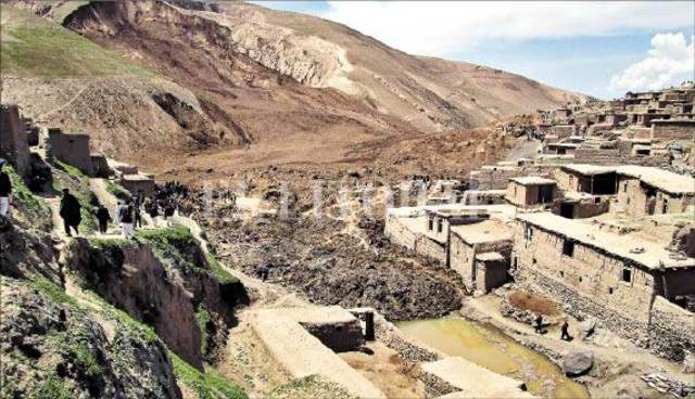 Aludes en Afganistán