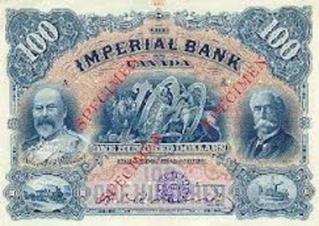Canadian colonies began to use paper money