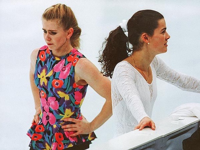 Tonya Hardding and Nancy Kerrigan