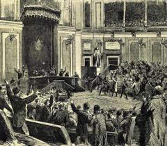 promulgación de la Constitución