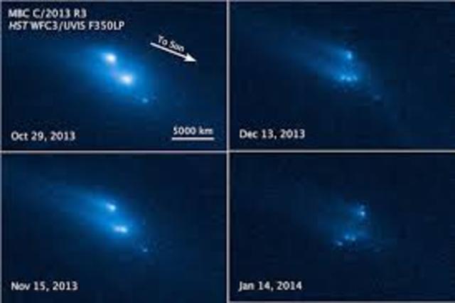 Desintegración de un asteroide