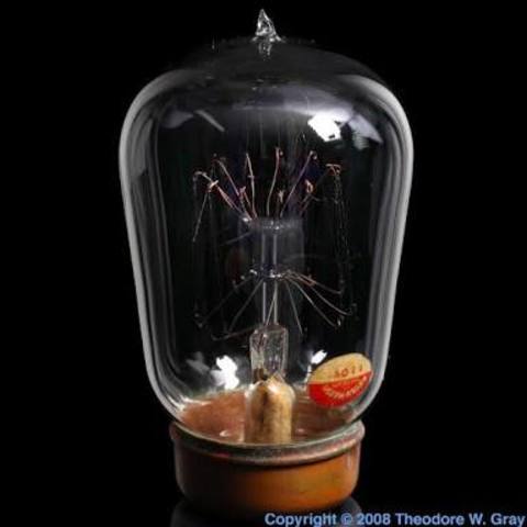 Tantalum filament light bulb