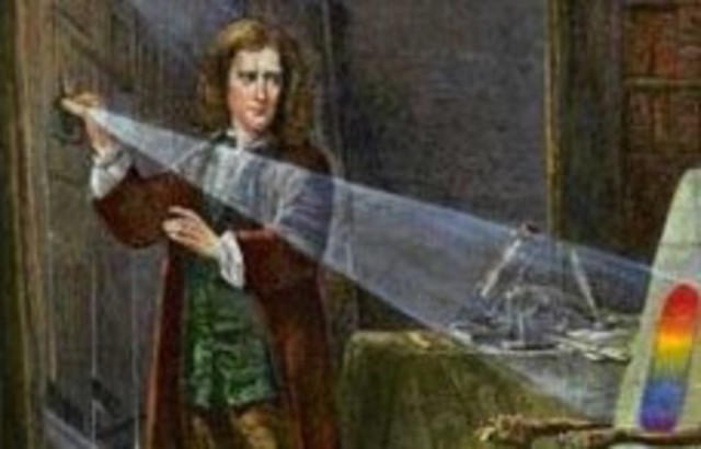 Isaac Newton and Prism Experiment