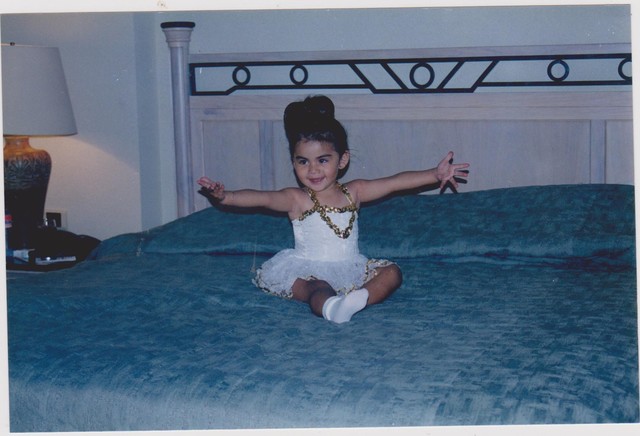 Mis papas y yo viajábamos mucho y nos gustaba jugar a disfrazarnos.