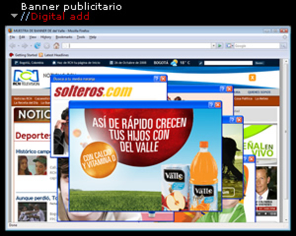 BANCOS ONLINE Y BANNERS PUBLICITARIOS