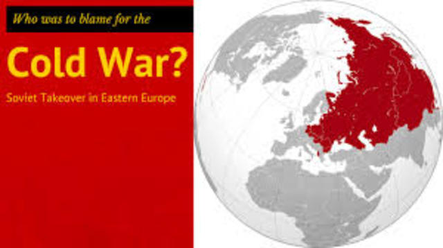 The USSR controlled Eastern Europe.