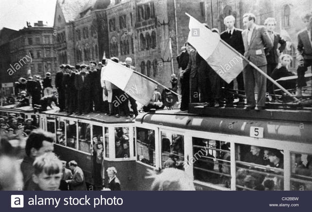Polish workers in Poznan went on strike  but were soon controlled by Russian troops.