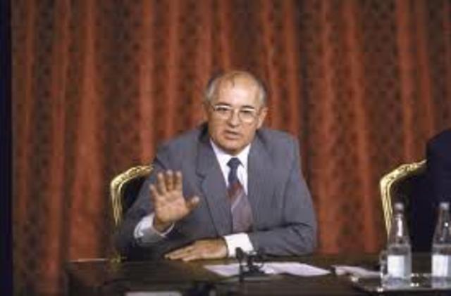 Mikhail Gorbachev came to power