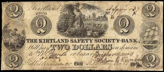 Widening of paper money