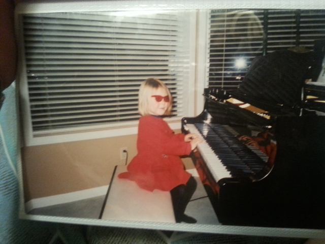 Comencé a tomar clases de piano