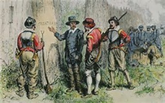 Walter Raleigh Establishes the Roanoke Colony