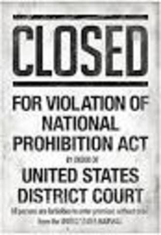 prohibition act