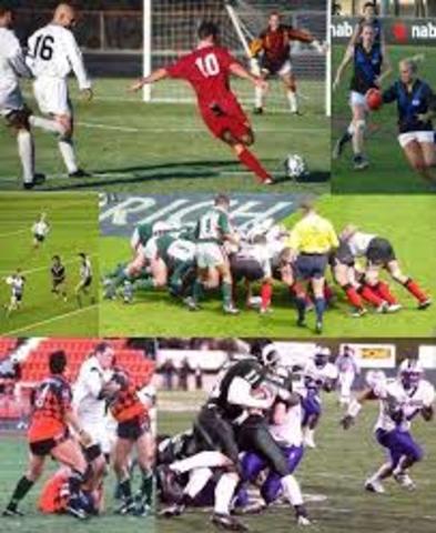 separación del fútbol con el rugby