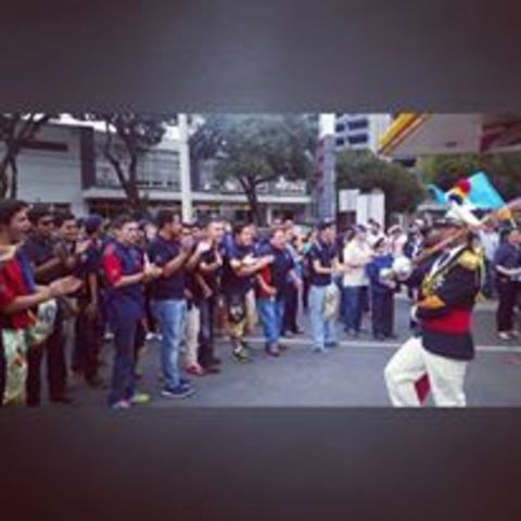 Entrega de cargo de la banda ultimo desfile