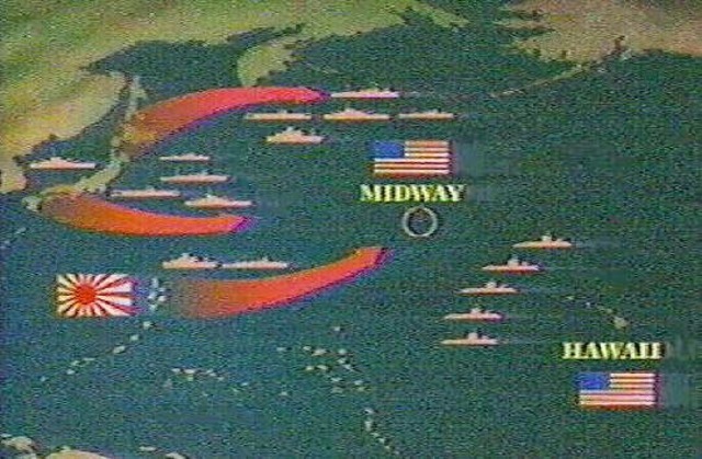 Japón ocupa las posesiones europeas y estadounidenses en el Sudeste asiático. Los rusos derrotan a los alemanes en Stalingrado. Batalla de Midway. Japón pierde parte de su flota naval. Batalla de Alamein.