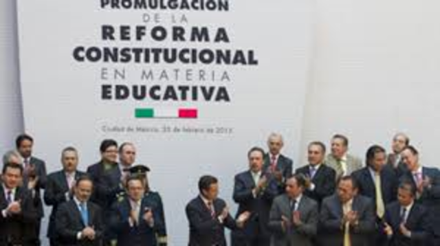 Actualmente en el sexenio de Peña Nieto resaltan las reformas, en Materia Educativa, en materia de Telecomunicaciones, la Reforma hacendaria, asi como el sistema Nacional Anticorrupcion.