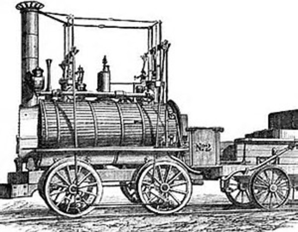 Steam-powered train