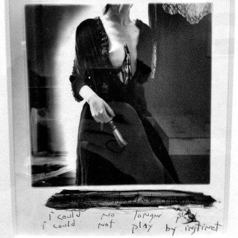 I could no longer play / I could not play by instinct