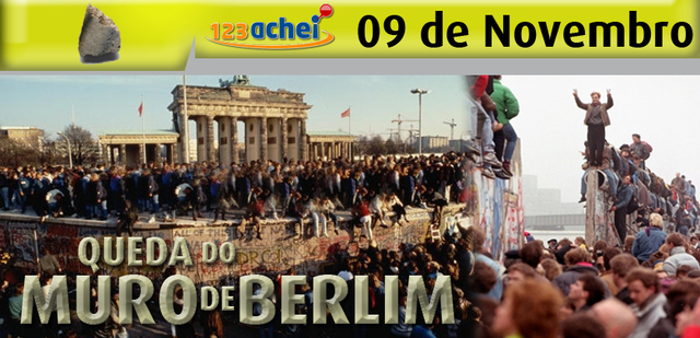 1989 - Cai o Muro de Berlim