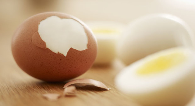 Adeline receives an egg