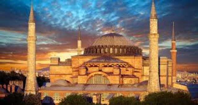 Hagia Sophia was built