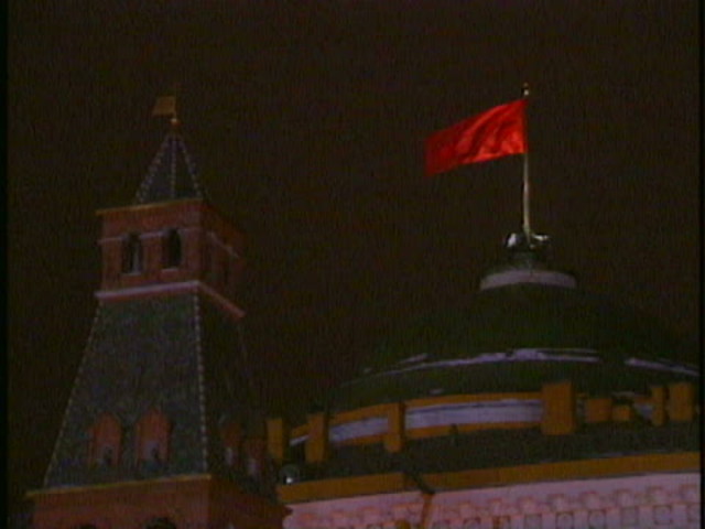 The Lowering of the Last Soviet Flag