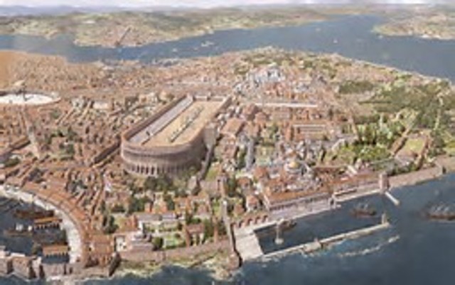 Constantinople made capital - Roman