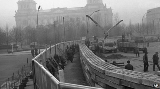 berlin wall built