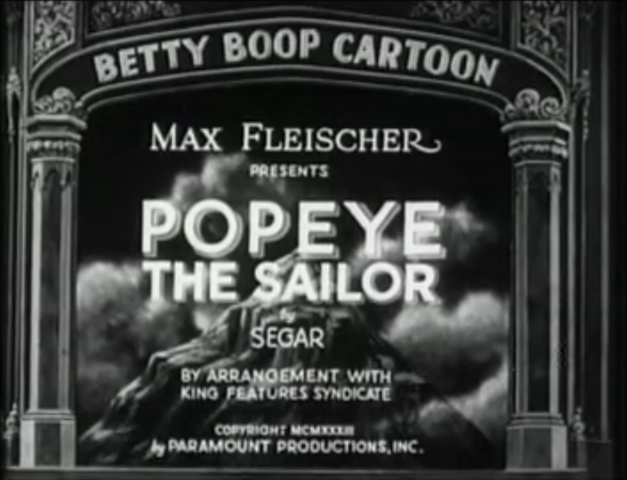 "Popeye the Sailor" - Popeye