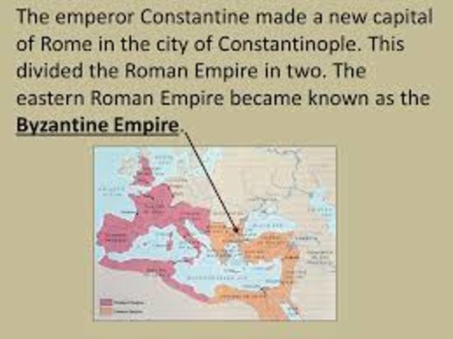 Constantinople made Capital