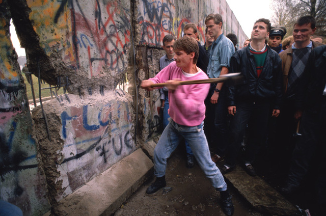 Berlin Wall is Torn down years later