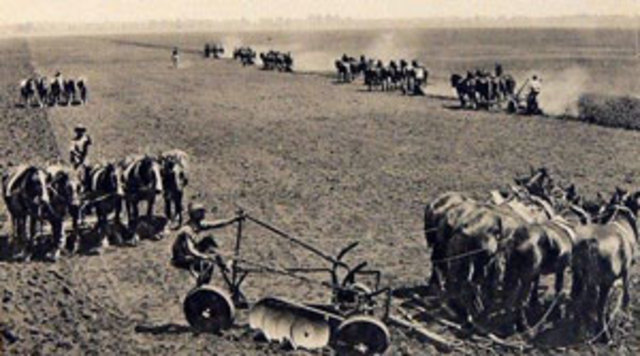 Expansion of farming