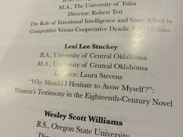 Doctor of Philosophy in English